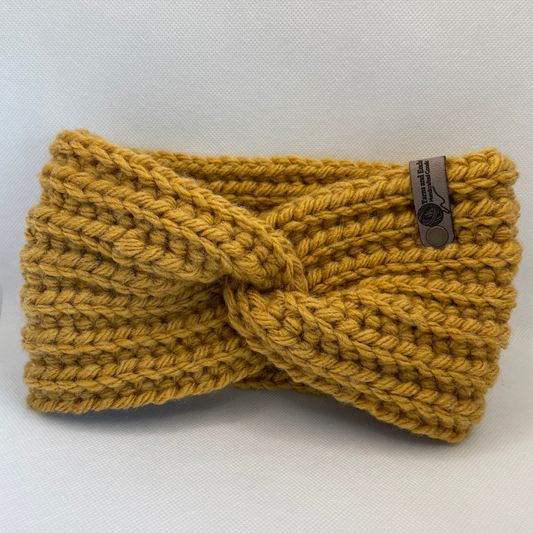 Twisted Headband - Mustard